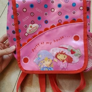 Strawberry shortcake backpack/lunchbox